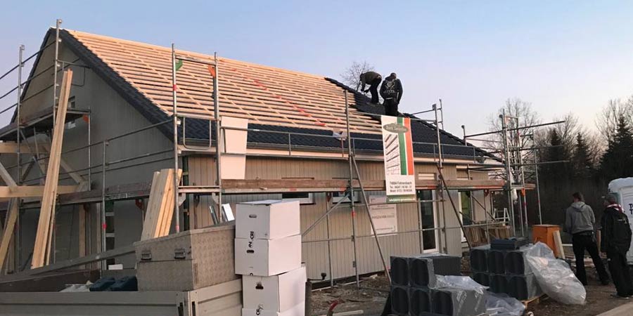 erschwingliches Fertighaus aus holz