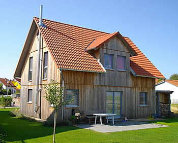 Holzhaus mit Lärchenholzfassade
