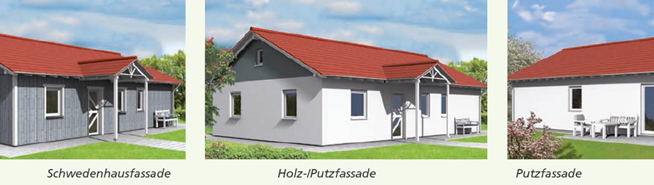 Holzhaus Typ Tales - Schwedenhausfassade Holzfassade