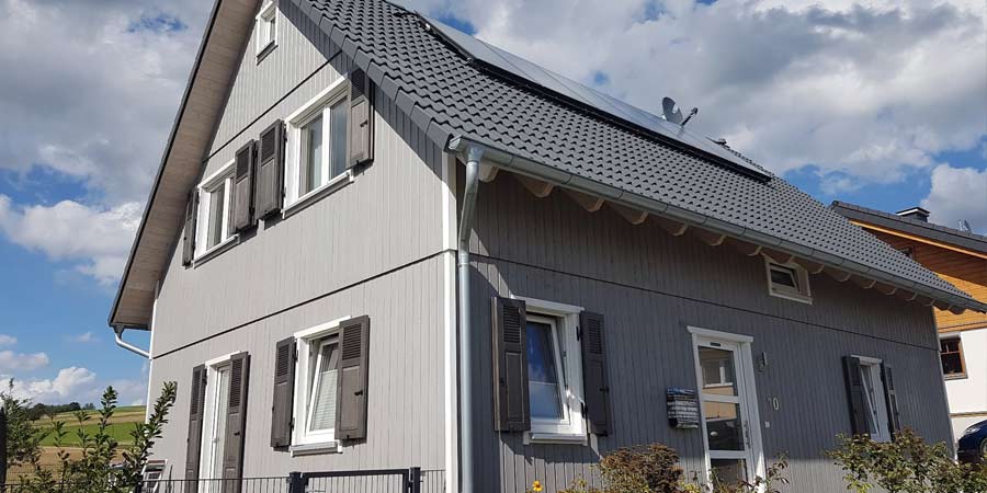 individuelles schwedenhaus als Niedrigenergiehaus